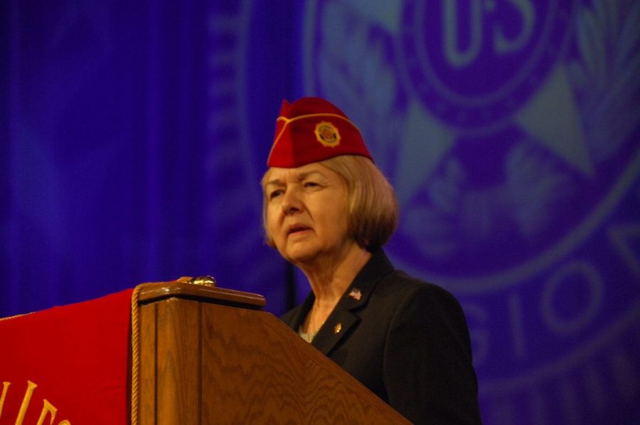 Pictured: Denise Rohan, National Commander of the American Legion