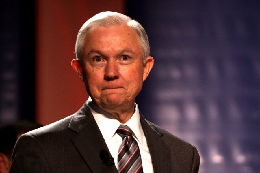 Sessions mocks intern who questions his stance on cannabis